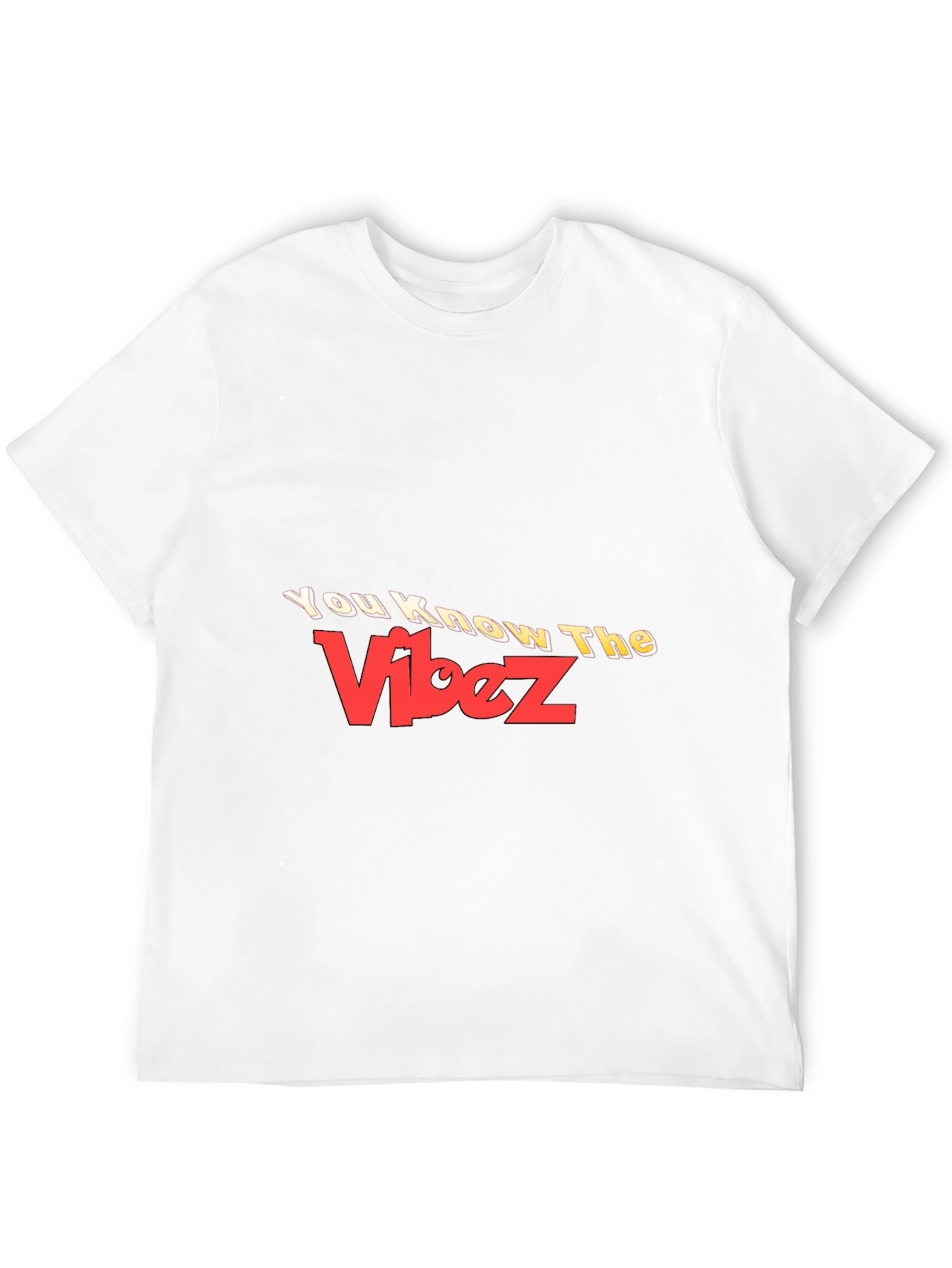You Know The Vibez Black Graphic Tee