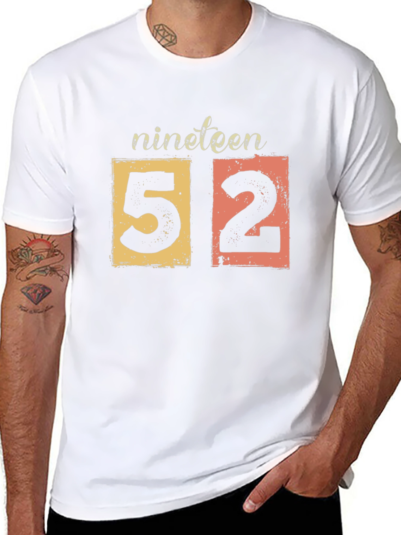 Nineteen 52 Black Graphic Tee
