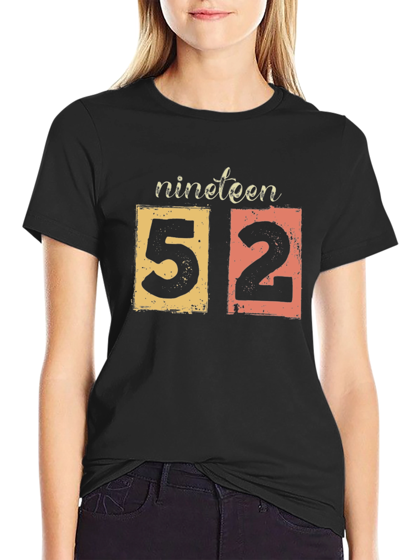Nineteen 52 Black Graphic Tee