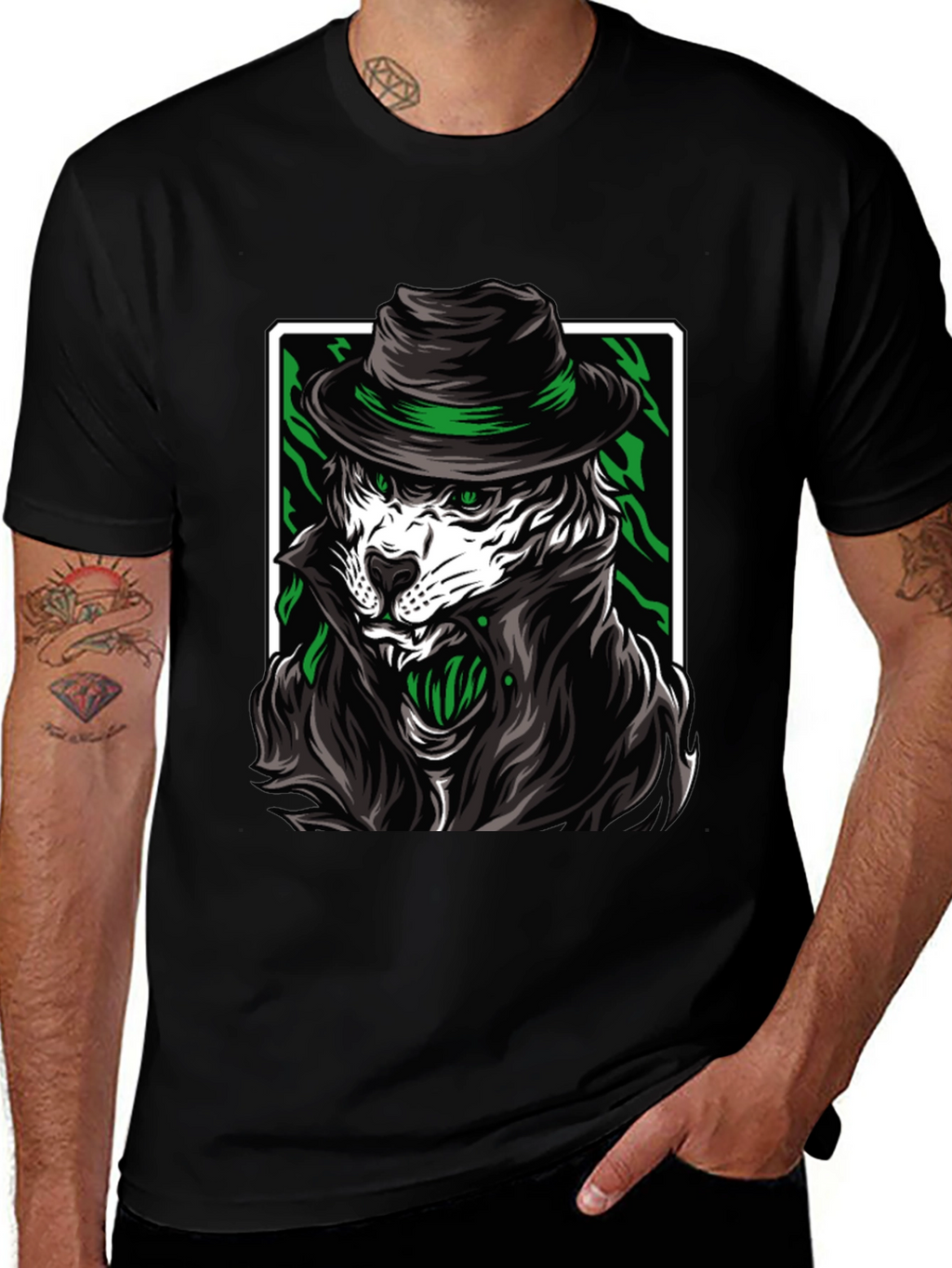Tiger Mafia Boss T-Shirt - Cool Graphic Tee