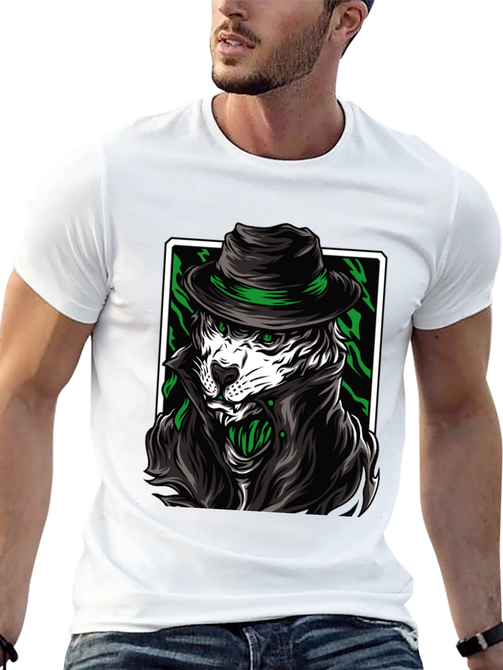 Tiger Mafia Boss T-Shirt - Cool Graphic Tee