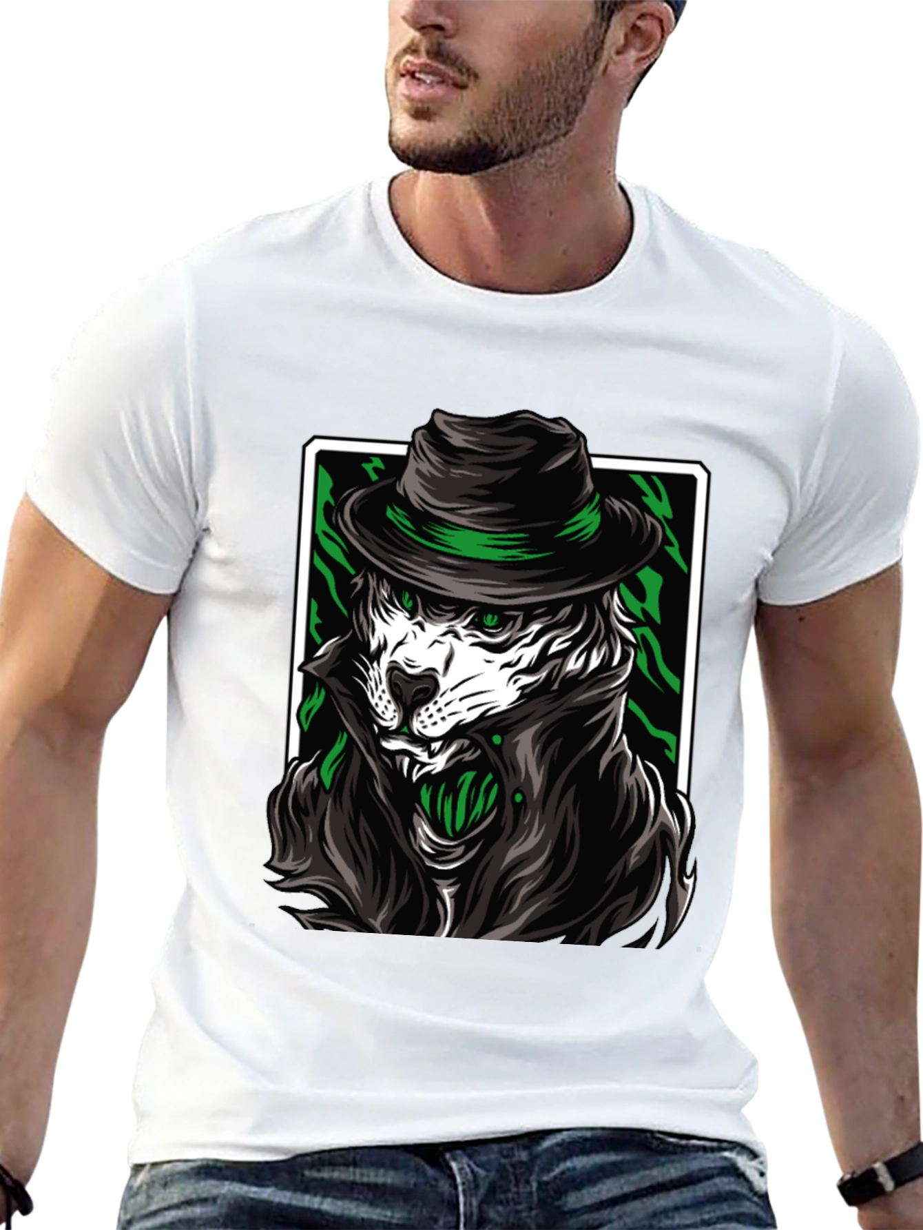 Tiger Mafia Boss T-Shirt - Cool Graphic Tee