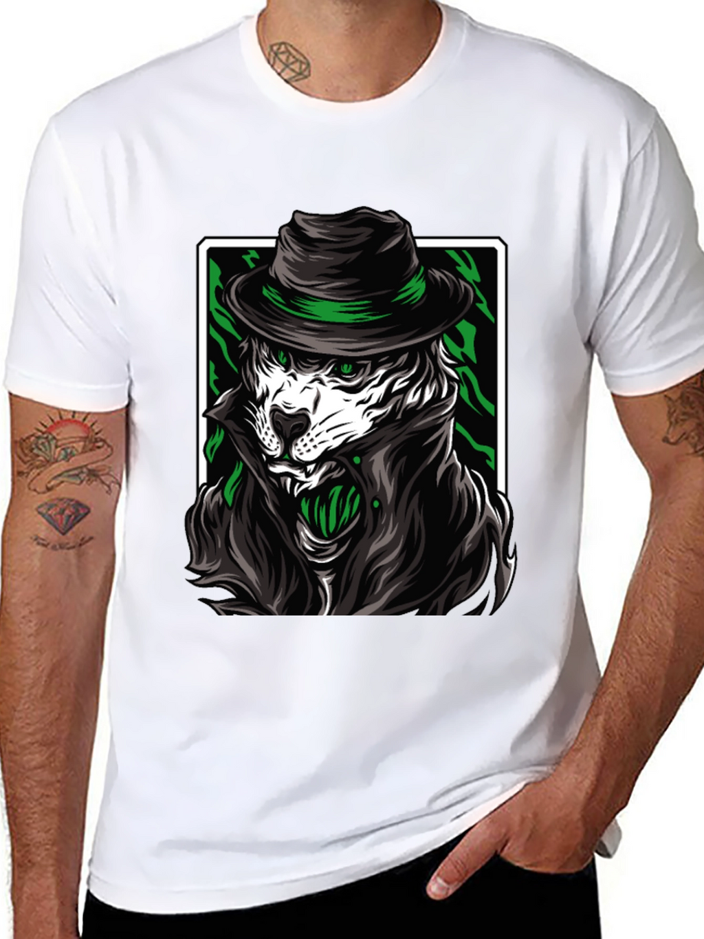 Tiger Mafia Boss T-Shirt - Cool Graphic Tee