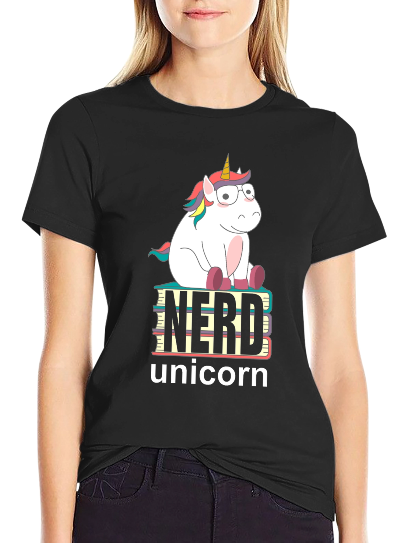 Nerd Unicorn T-Shirt - Cute & Quirky Style