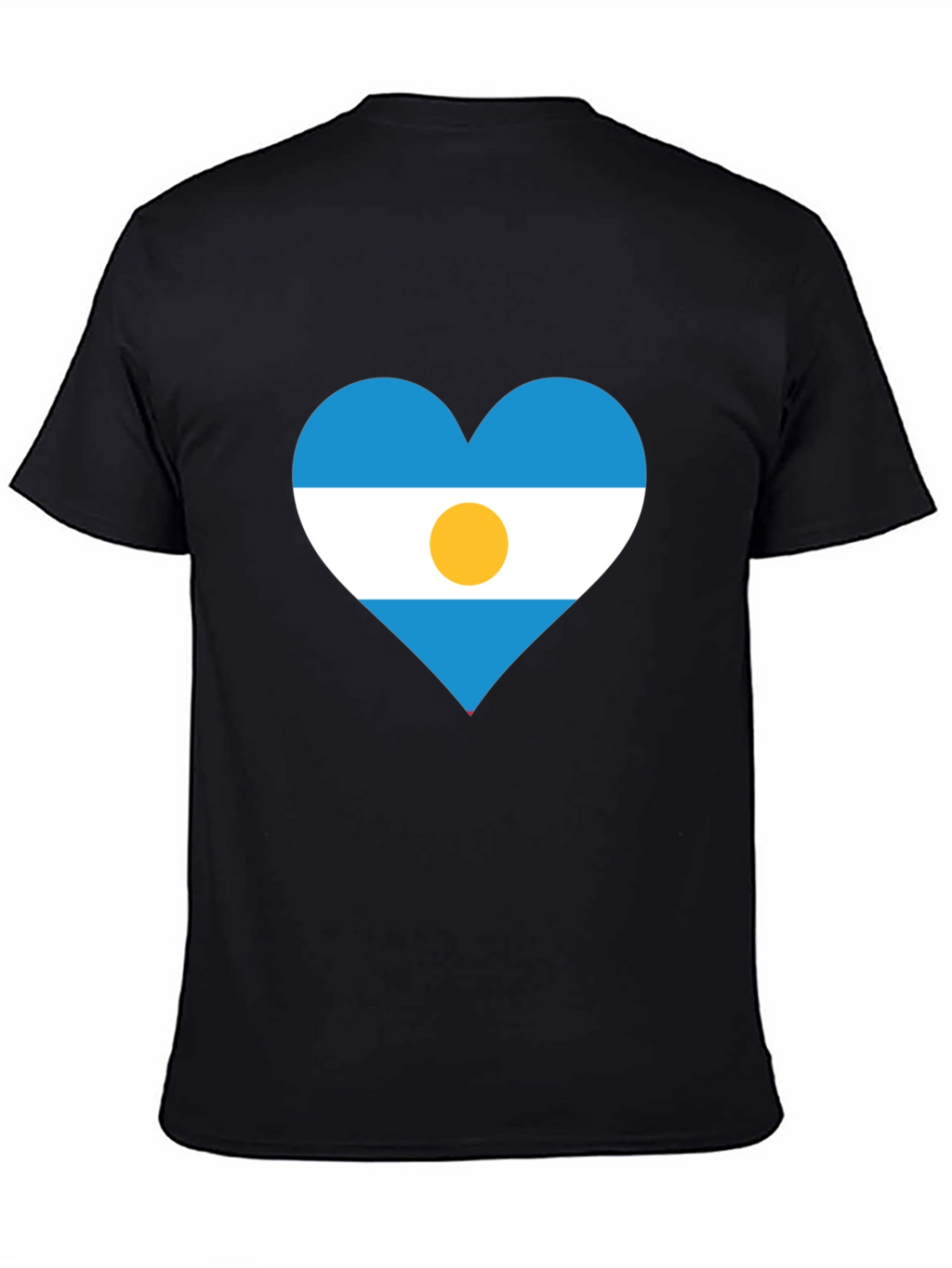 Argentina Heart Flag T-Shirt - Show Your Pride!