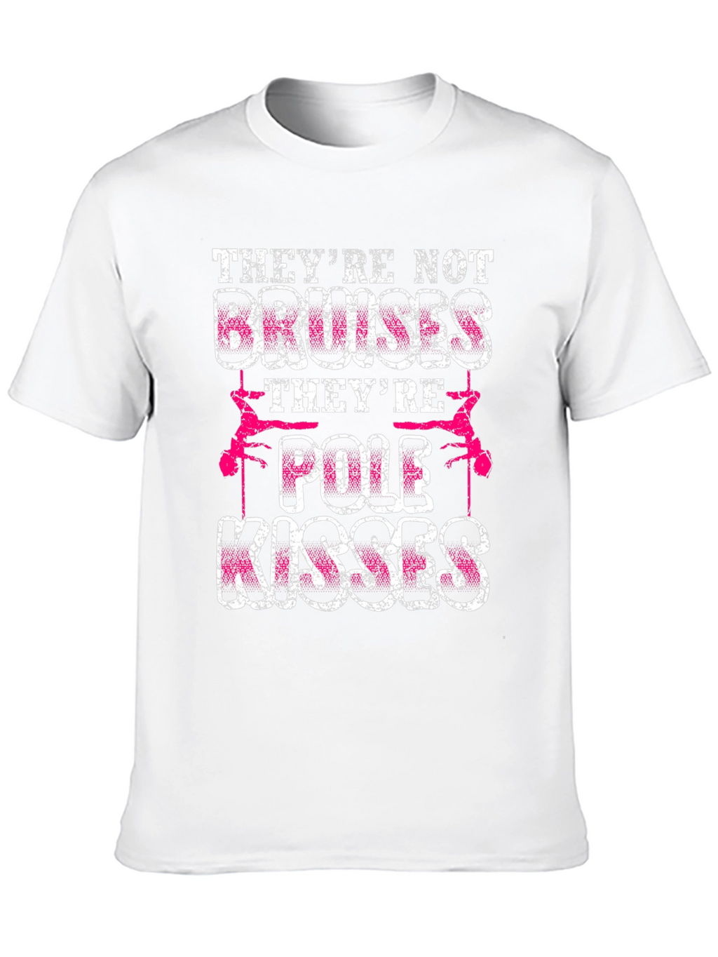 Pole Kisses Graphic T-Shirt - Funny Pole Dancing Tee