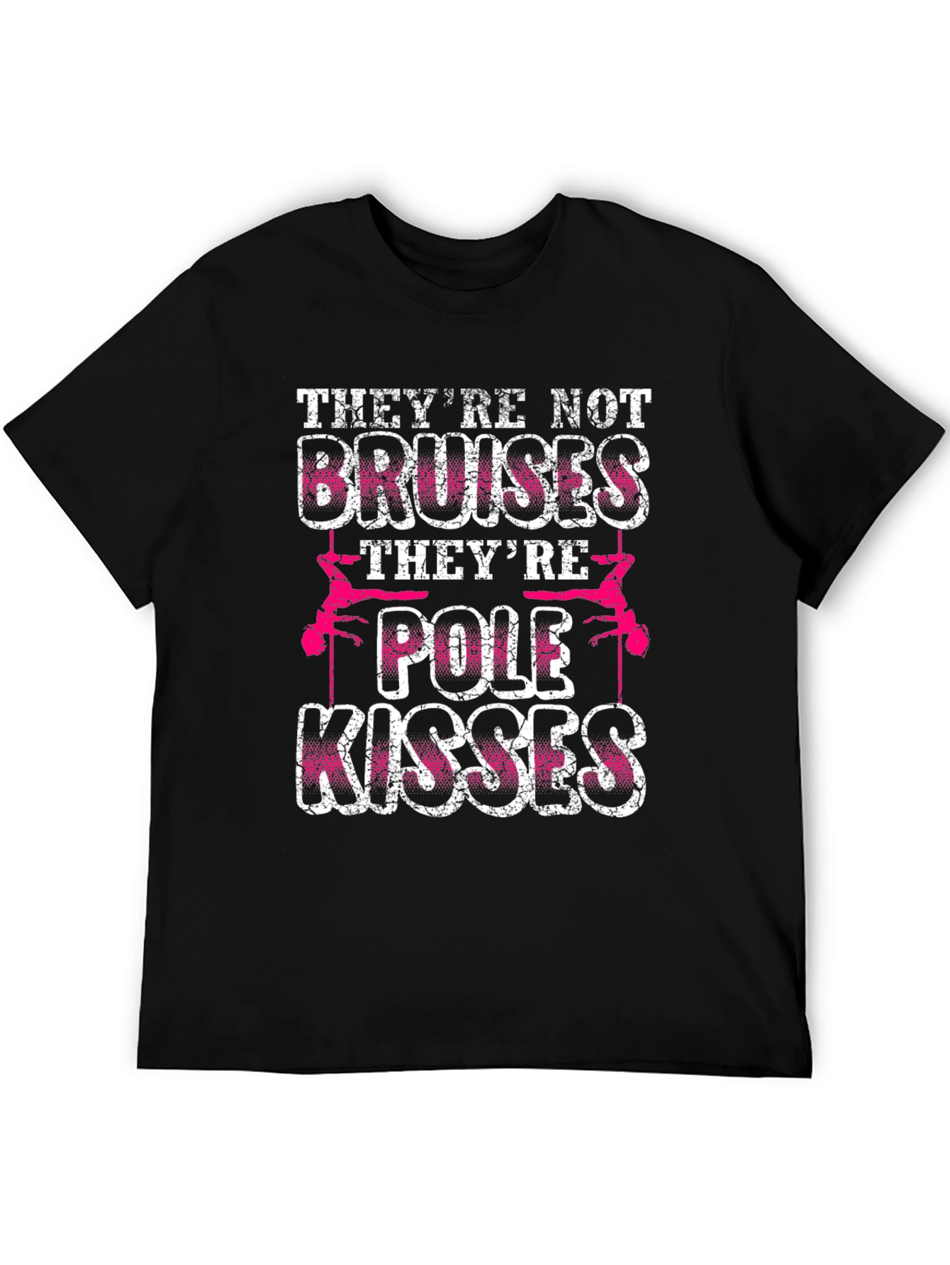 Pole Kisses Graphic T-Shirt - Funny Pole Dancing Tee