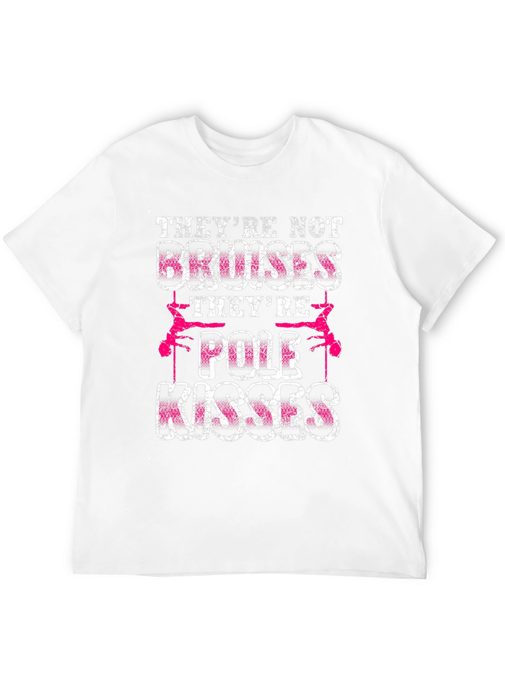 Pole Kisses Graphic T-Shirt - Funny Pole Dancing Tee