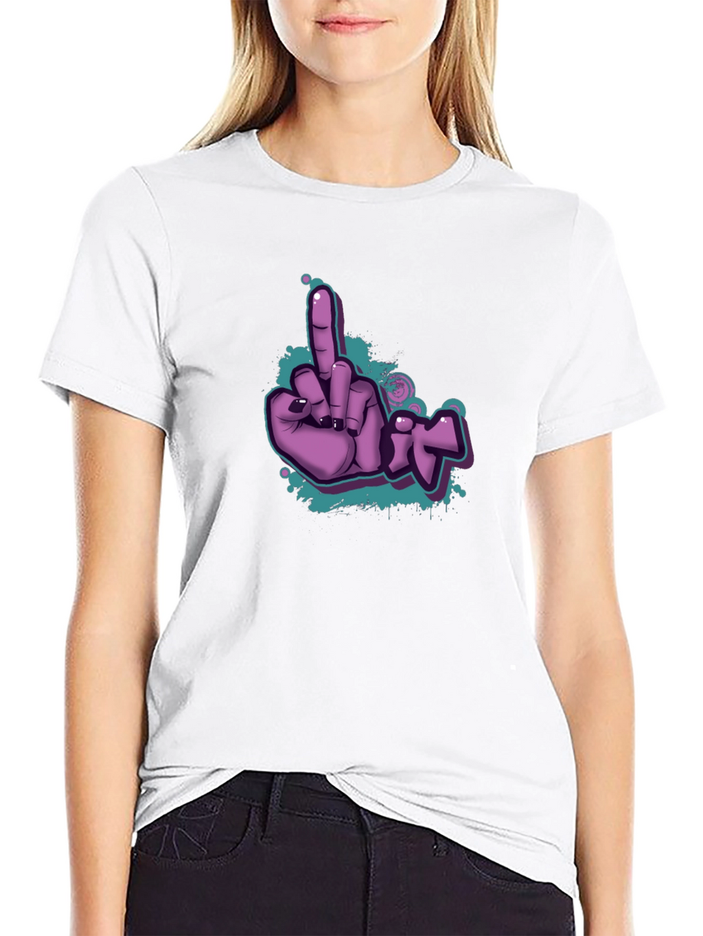 Flippin Fun T-Shirt - Purple Graphic Tee