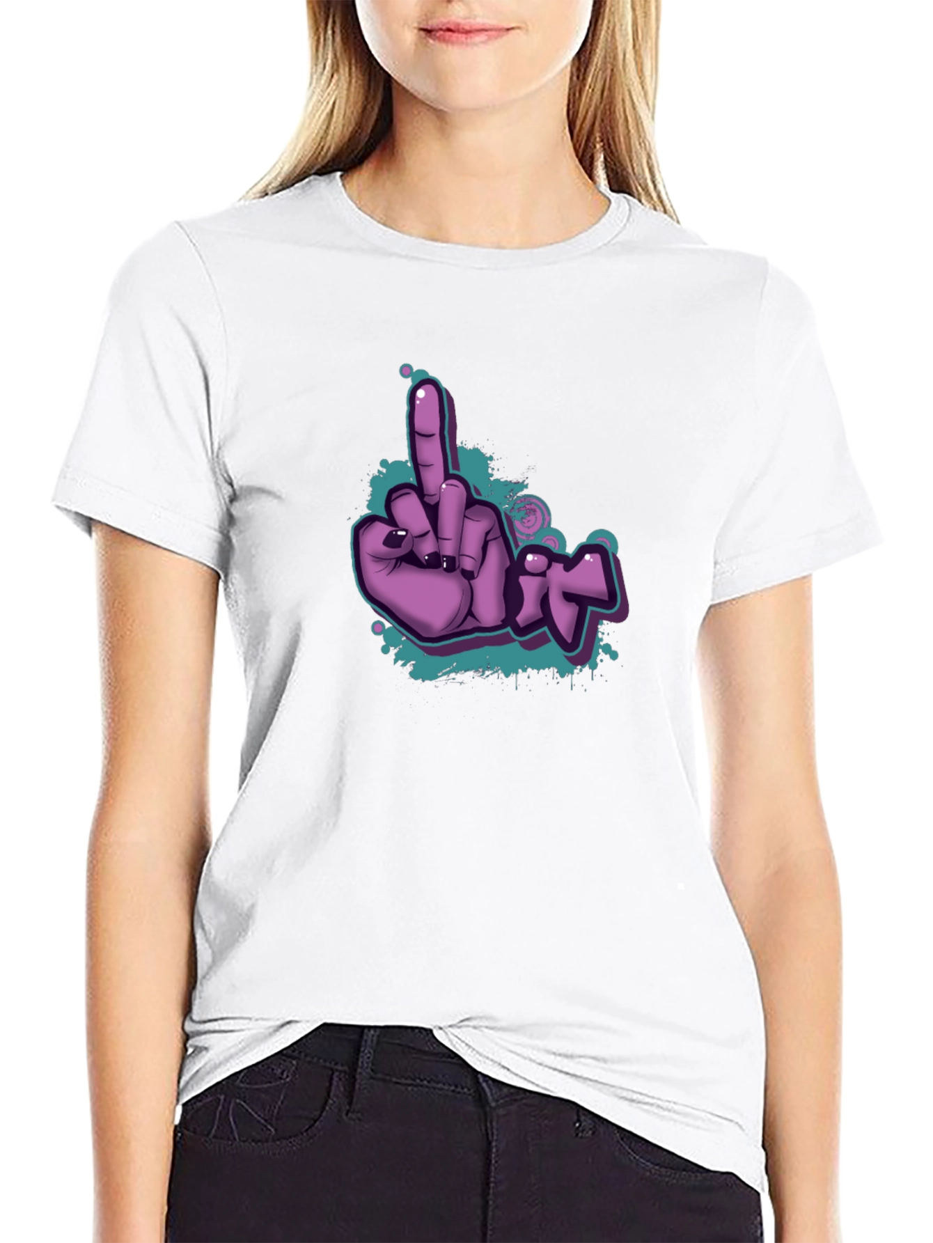 Flippin Fun T-Shirt - Purple Graphic Tee