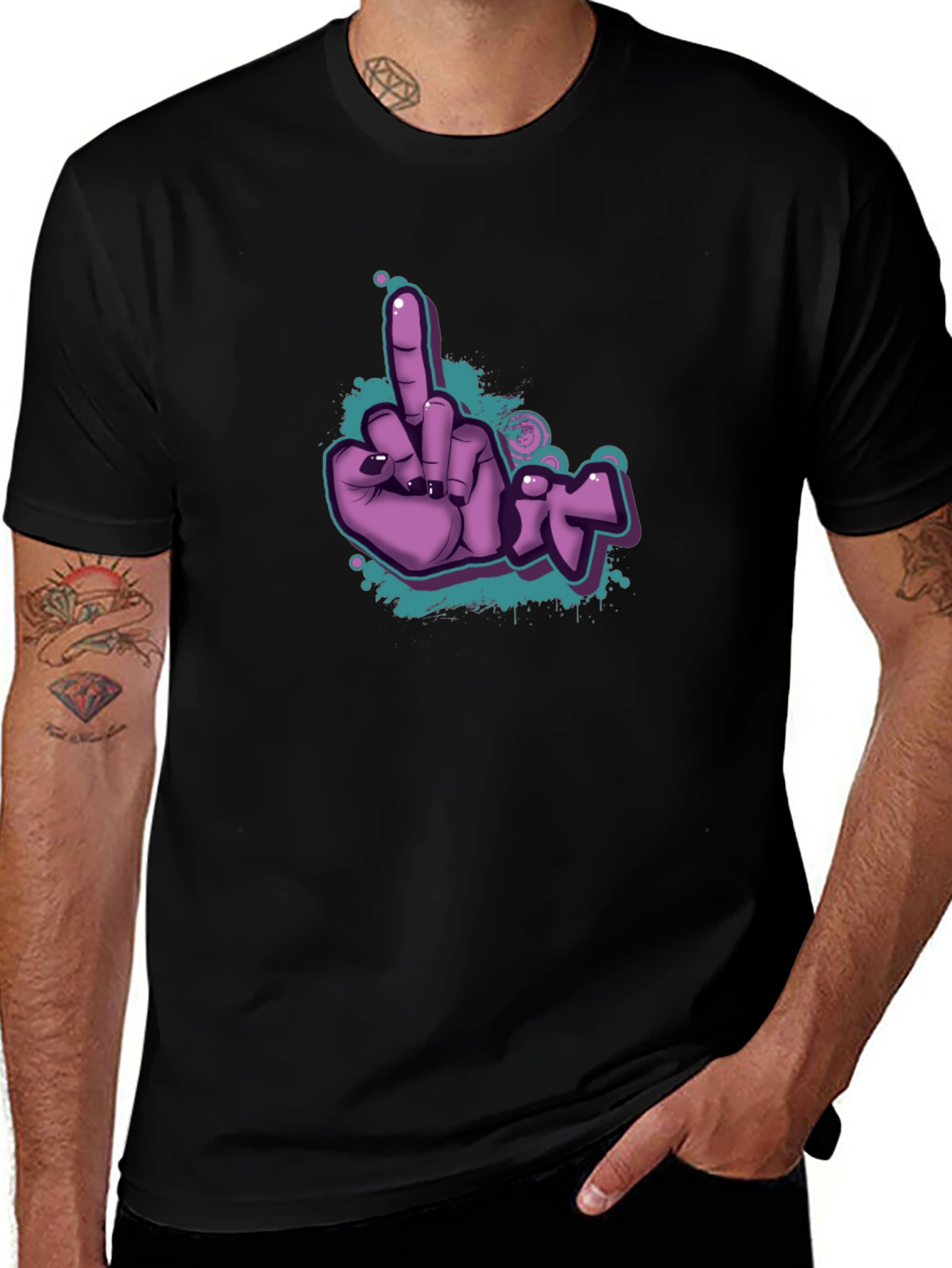 Flippin Fun T-Shirt - Purple Graphic Tee