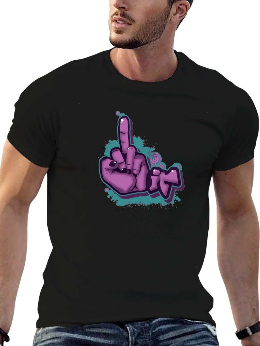Flippin Fun T-Shirt - Purple Graphic Tee