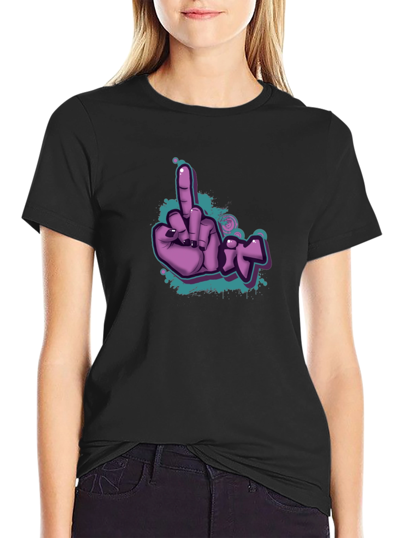Flippin Fun T-Shirt - Purple Graphic Tee