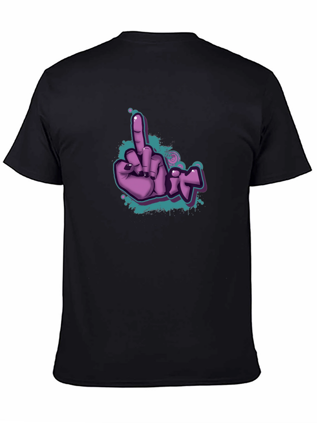 Flippin Fun T-Shirt - Purple Graphic Tee
