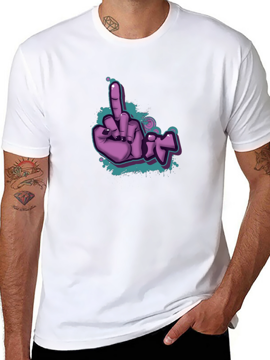 Flippin Fun T-Shirt - Purple Graphic Tee