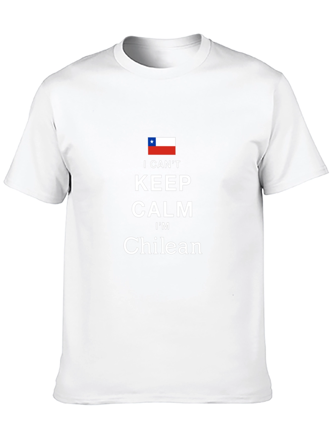 I Cant Keep Calm Im Chilean Black T-Shirt