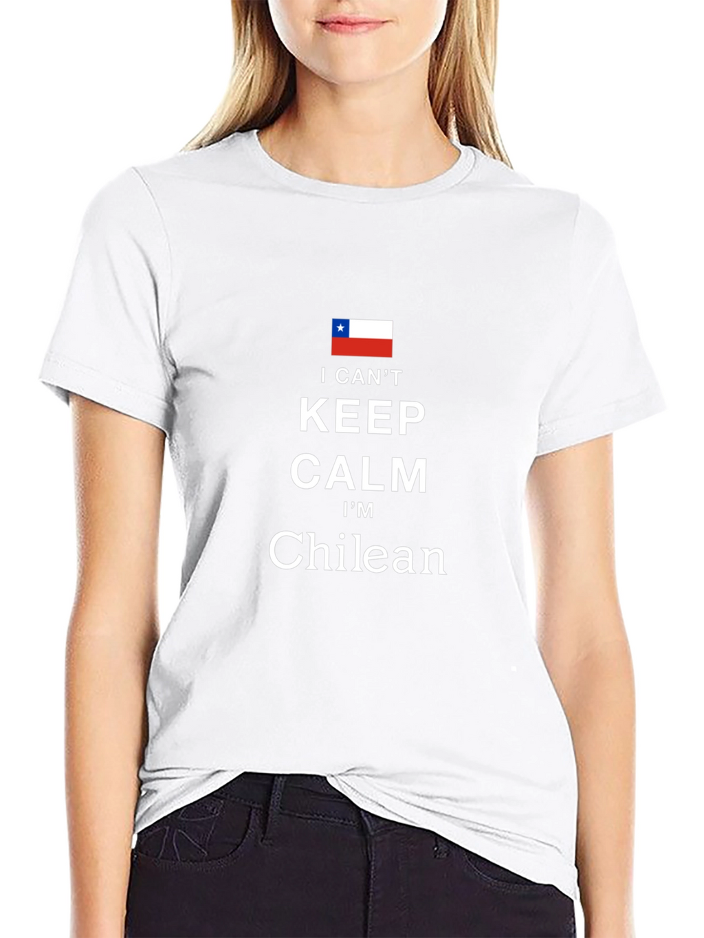 I Cant Keep Calm Im Chilean Black T-Shirt