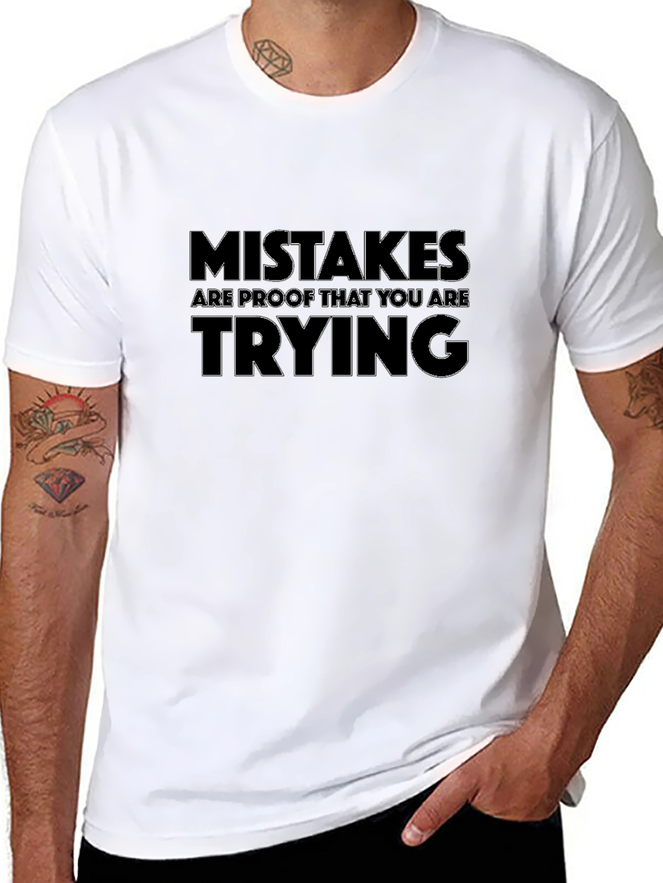 Mistakes Are Proof Motivational T-Shirt