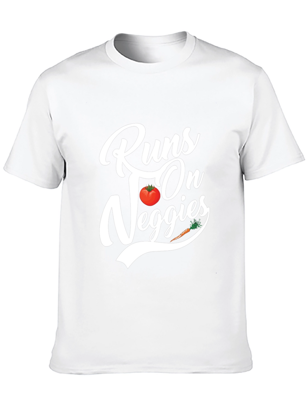 Runs On Veggies T-Shirt - Vegan Tee