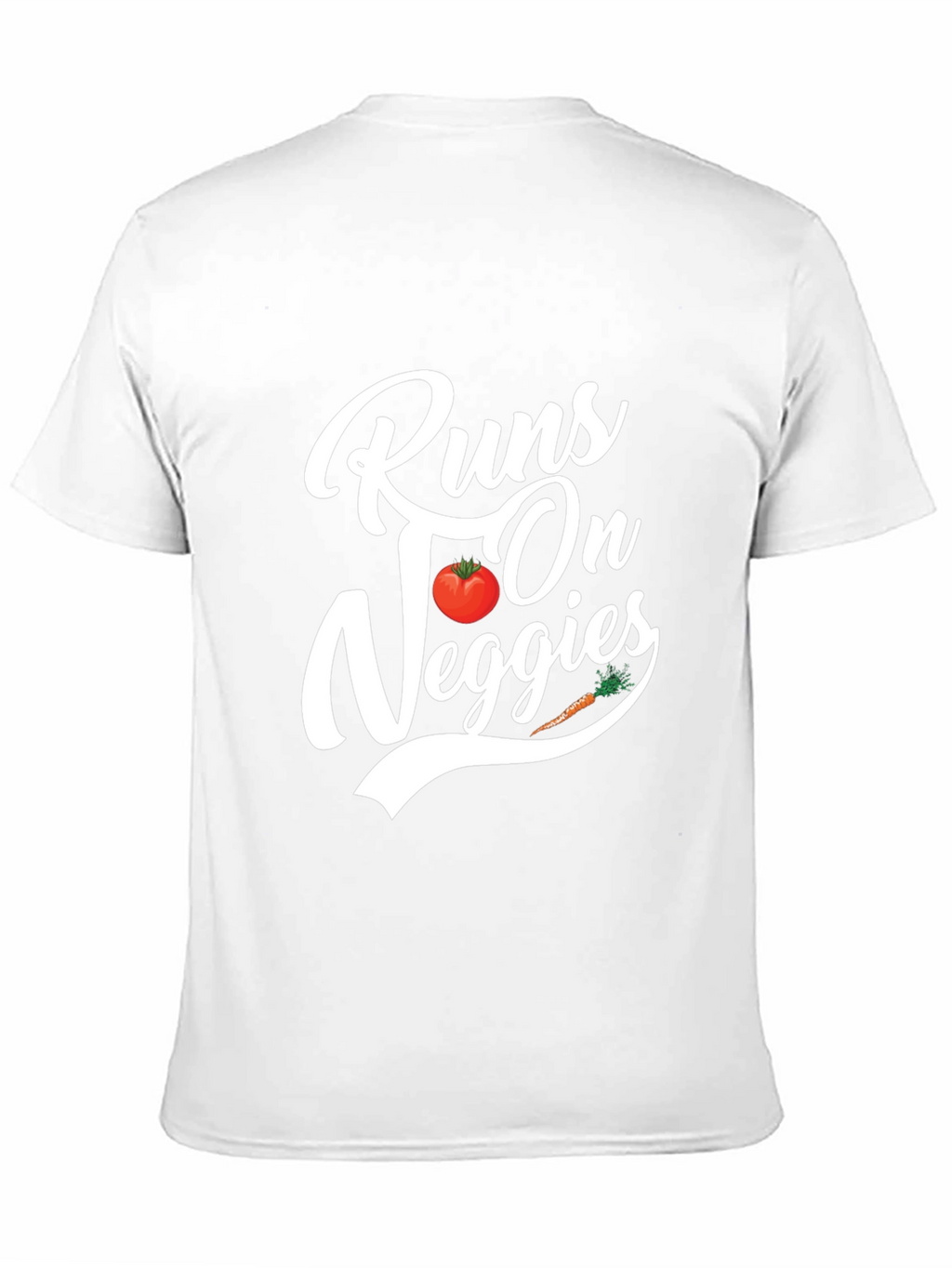 Runs On Veggies T-Shirt - Vegan Tee