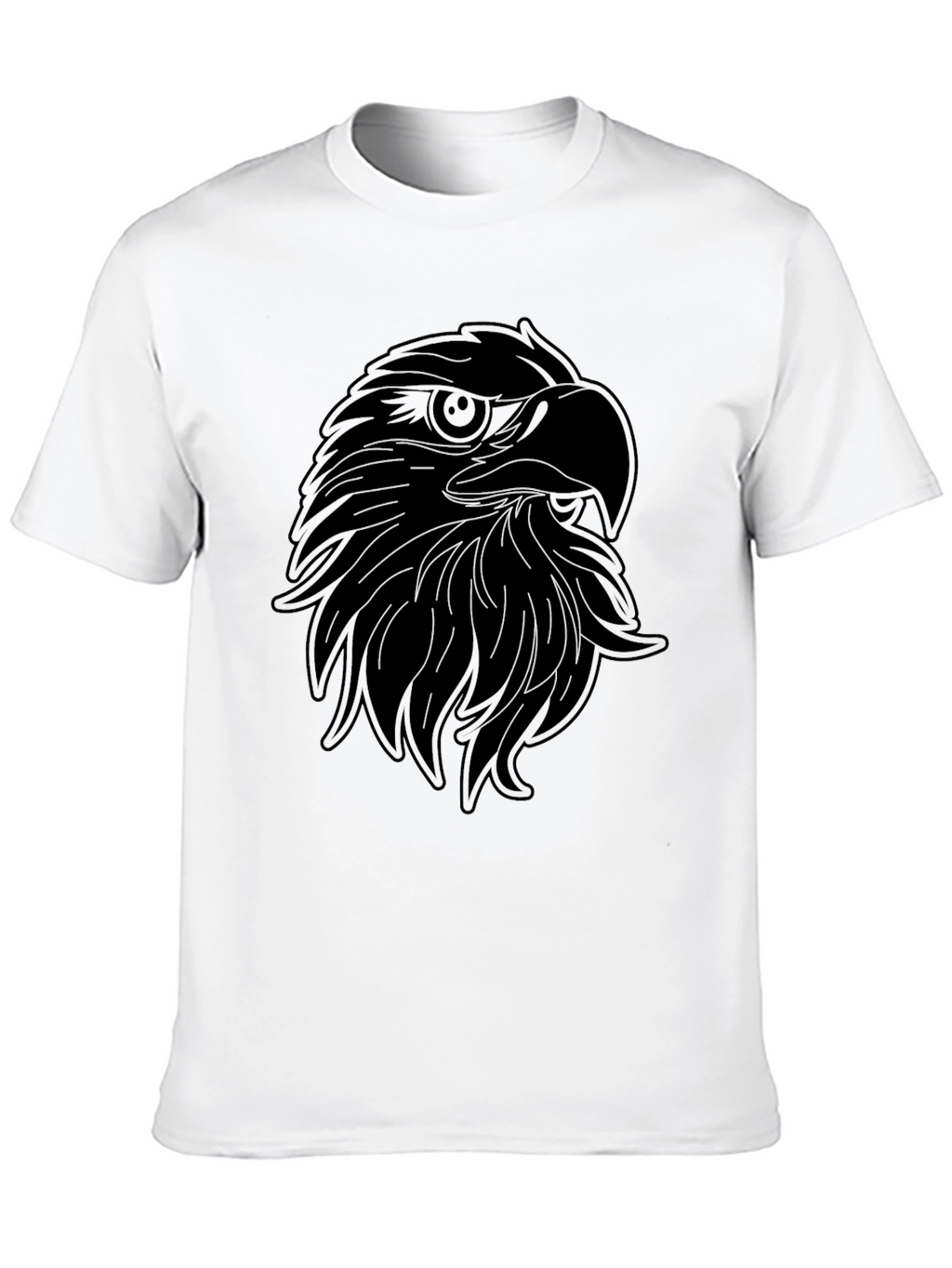 Black Eagle Graphic Tee - Mens Cool Casual T-Shirt