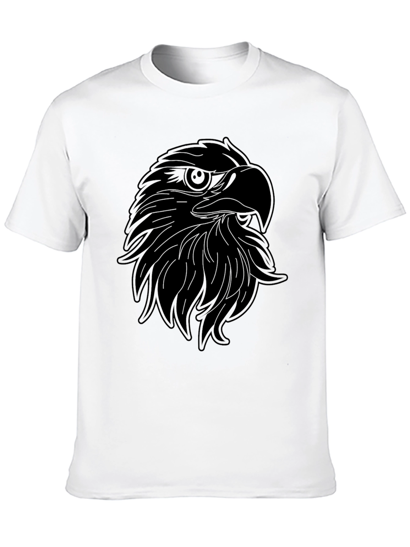 Black Eagle Graphic Tee - Mens Cool Casual T-Shirt