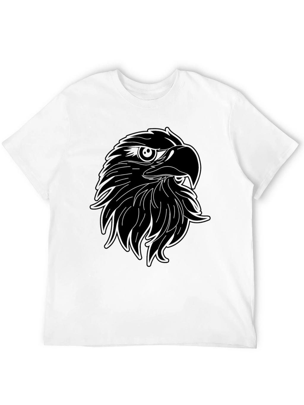 Black Eagle Graphic Tee - Mens Cool Casual T-Shirt