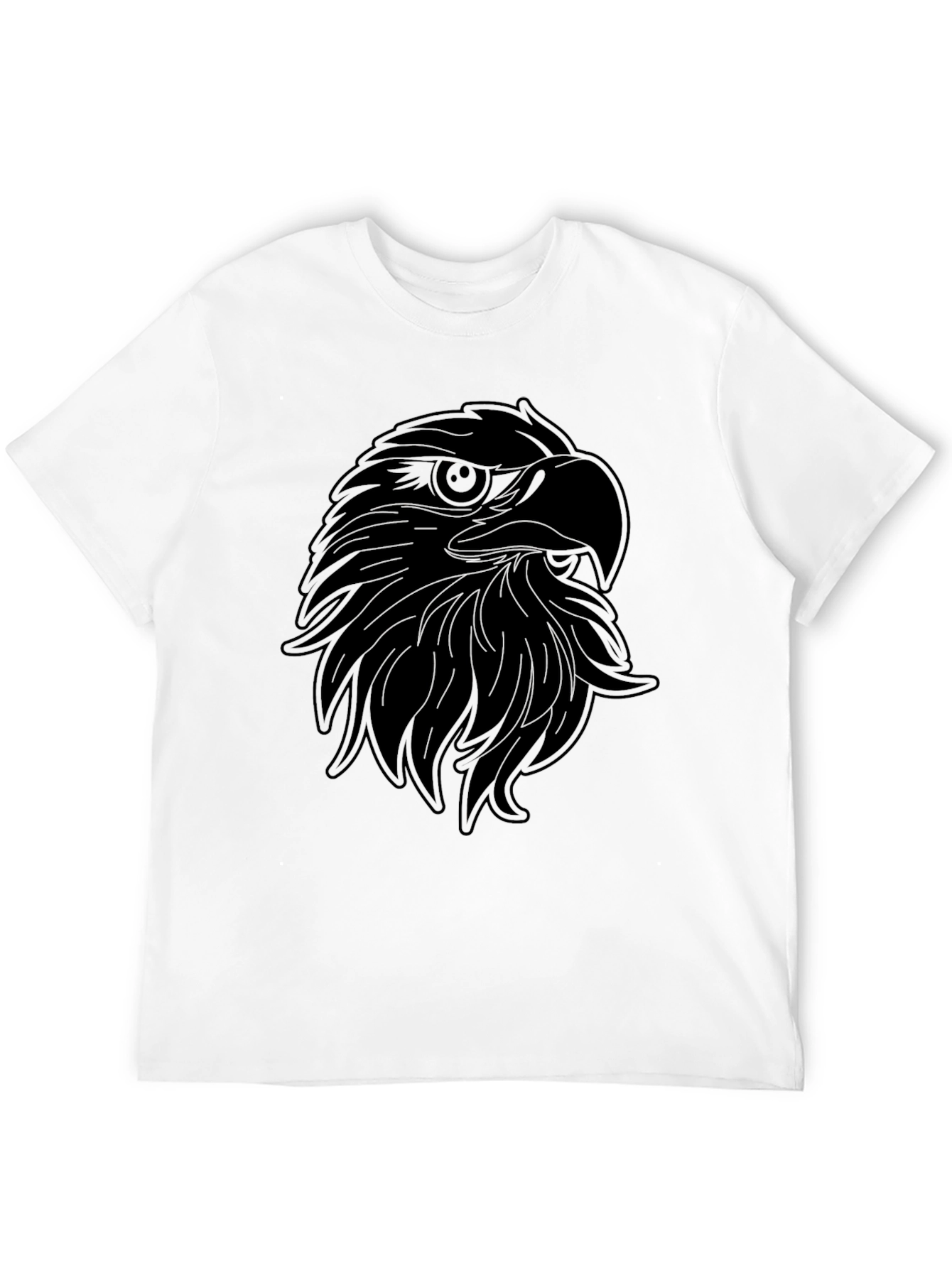 Black Eagle Graphic Tee - Mens Cool Casual T-Shirt