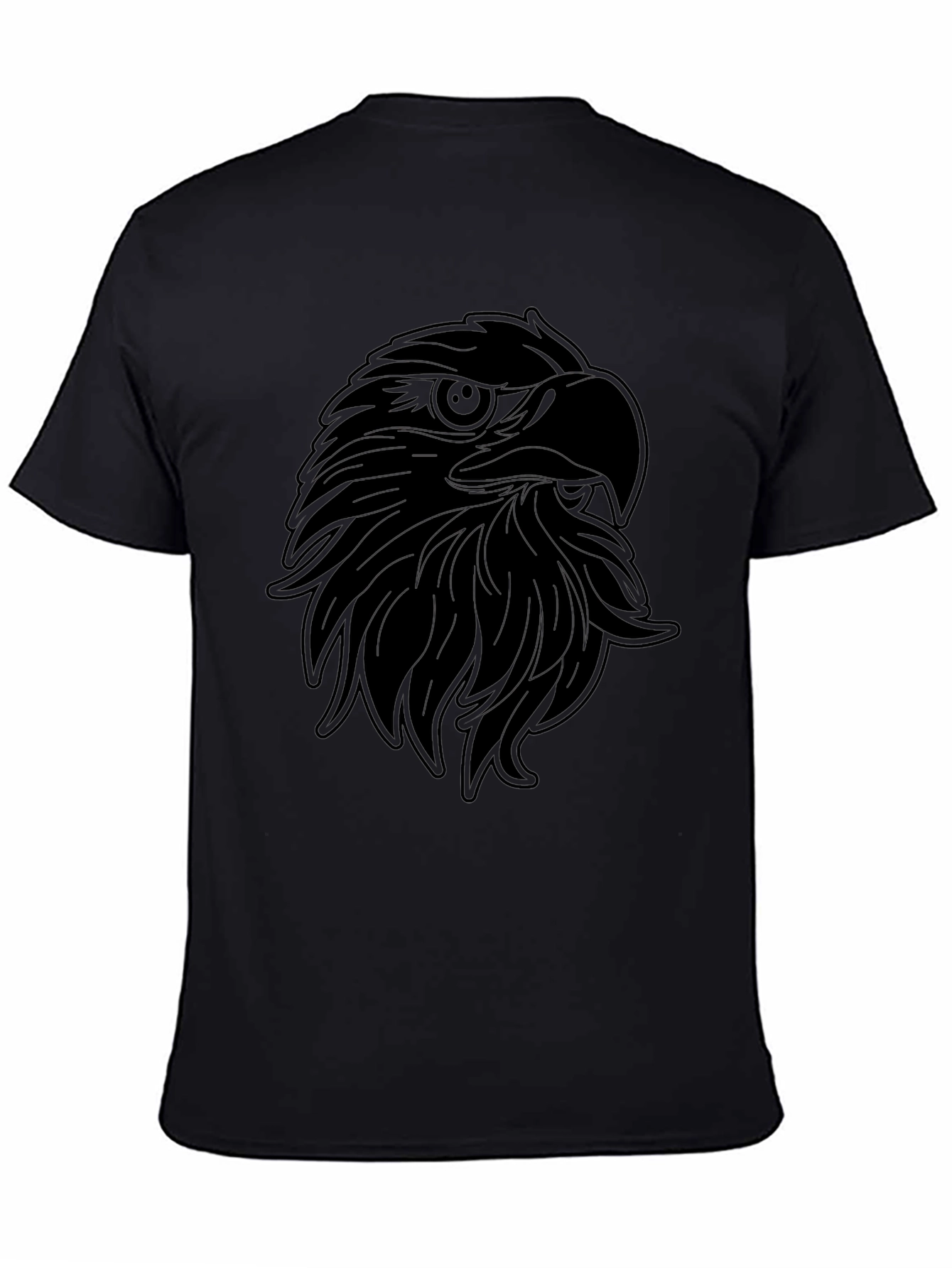 Black Eagle Graphic Tee - Mens Cool Casual T-Shirt