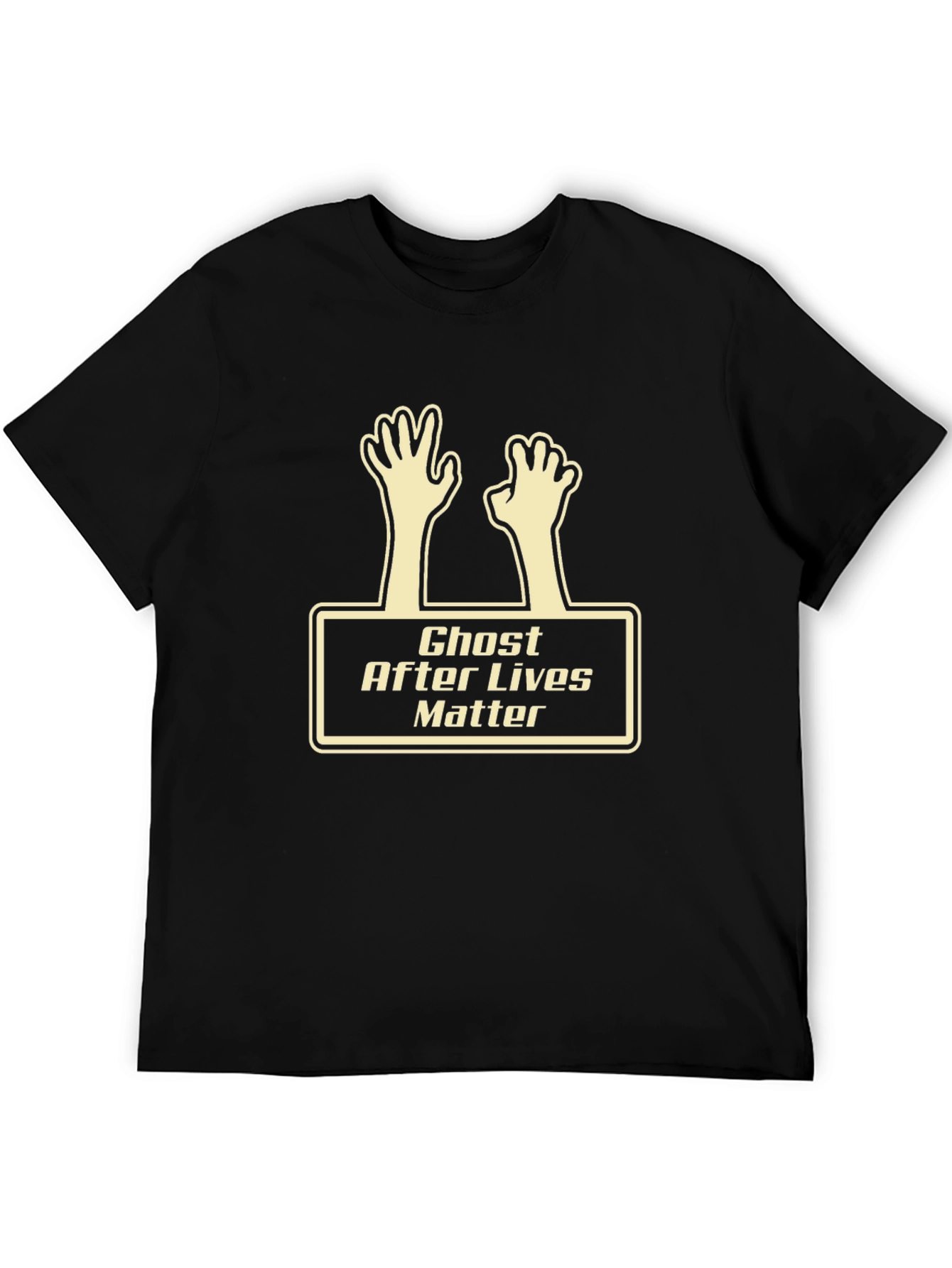 Ghost After Lives Matter Funny Graphic Tee