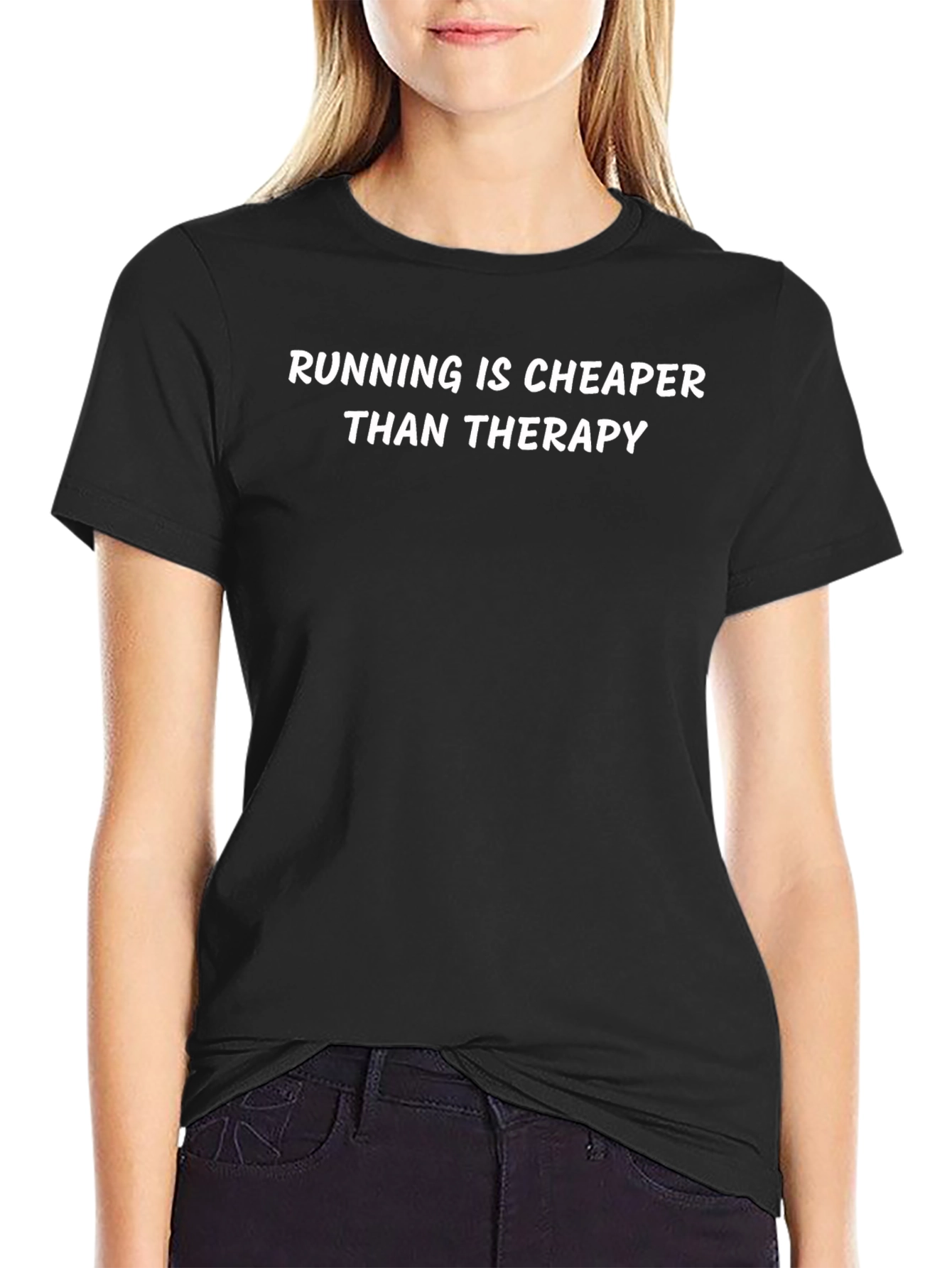 Running Is Cheaper Than Therapy T-Shirt