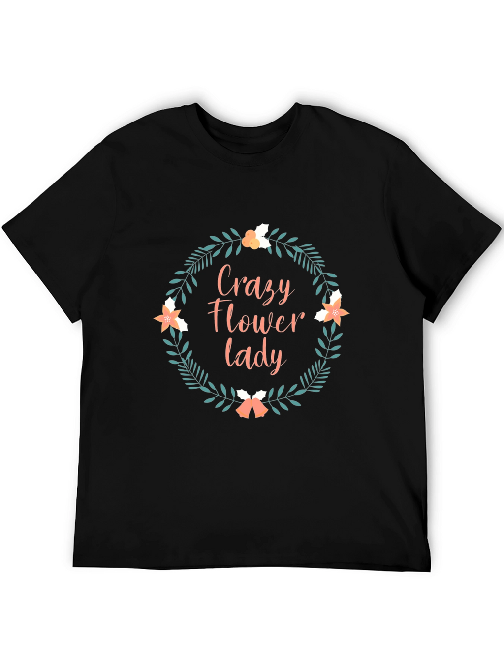Crazy Flower Lady T-Shirt