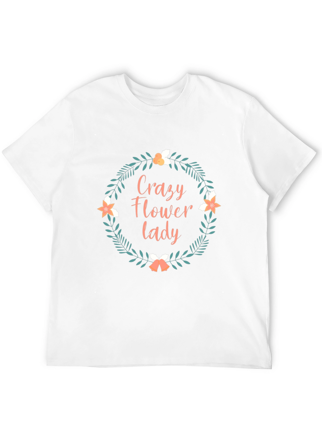 Crazy Flower Lady T-Shirt