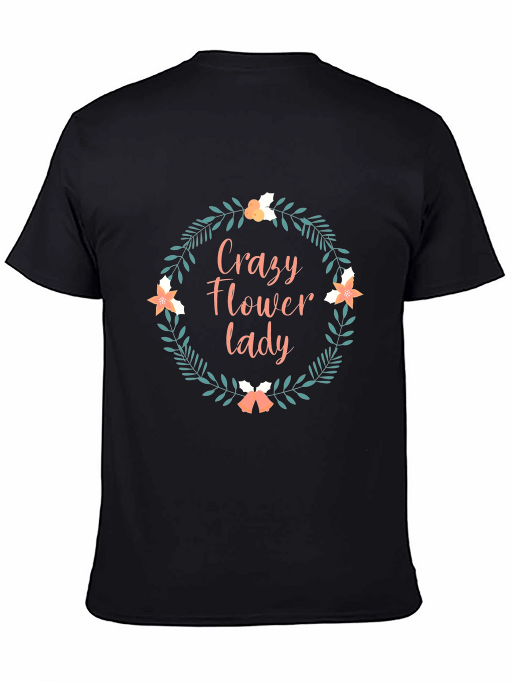 Crazy Flower Lady T-Shirt