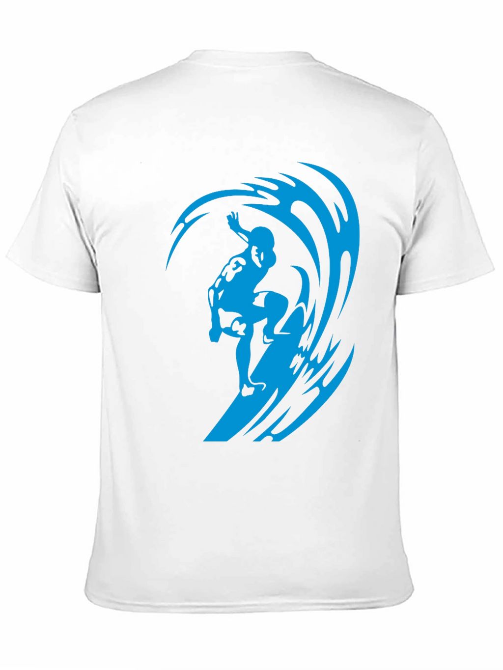 Surfer Wave Black T-Shirt