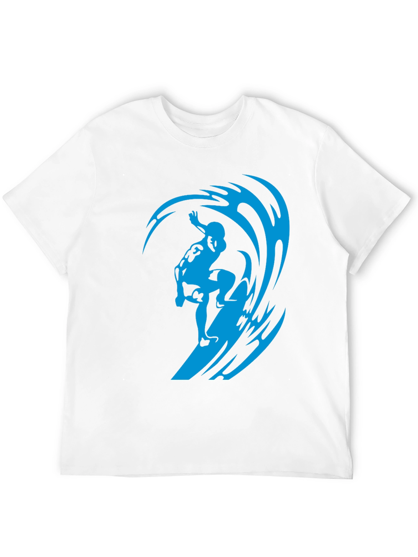 Surfer Wave Black T-Shirt
