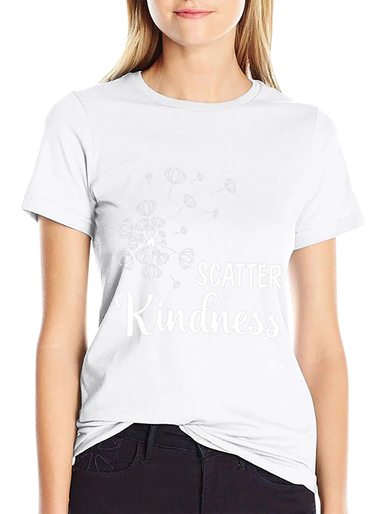 Scatter Kindness T-Shirt - Positive Graphic Tee