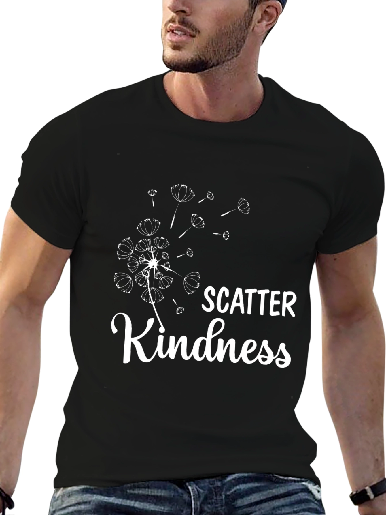Scatter Kindness T-Shirt - Positive Graphic Tee