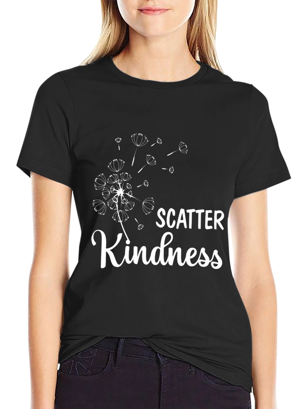 Scatter Kindness T-Shirt - Positive Graphic Tee