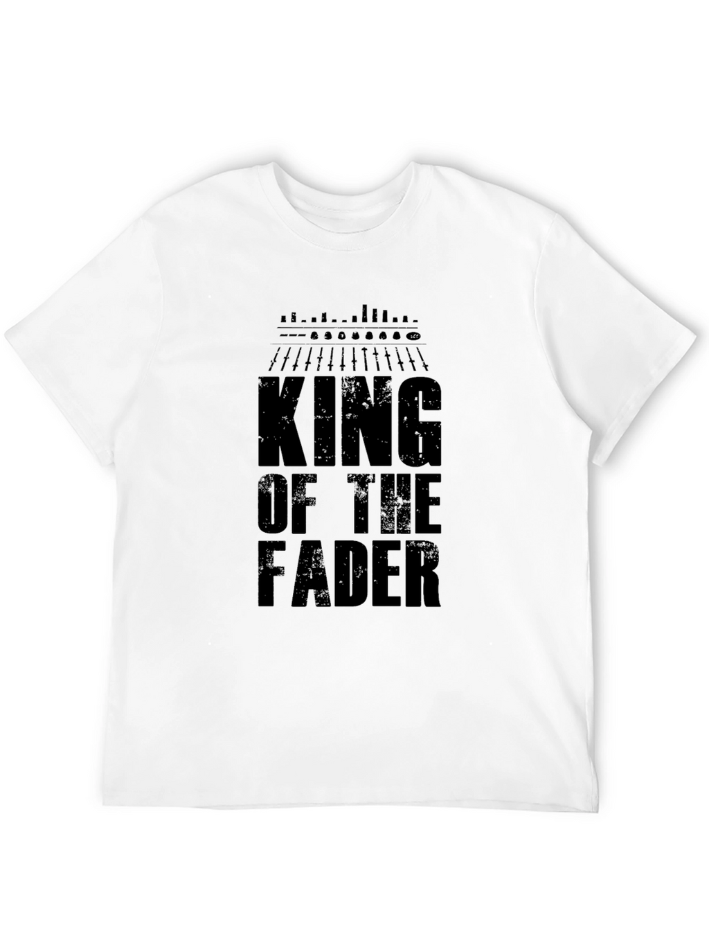 King of The Fader Black Graphic T-Shirt
