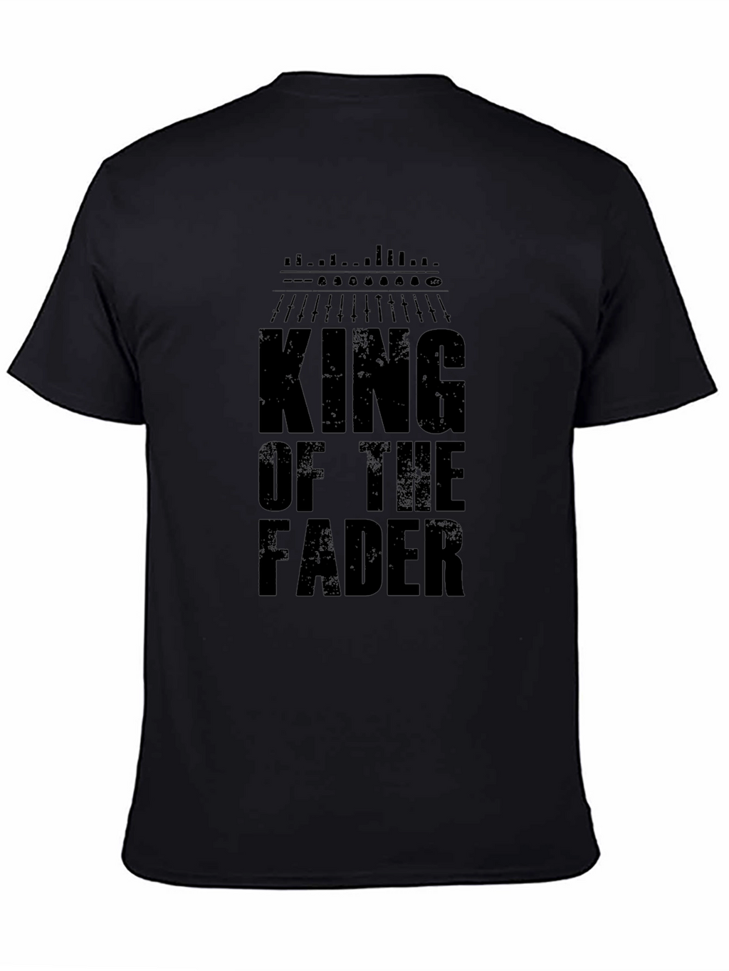 King of The Fader Black Graphic T-Shirt