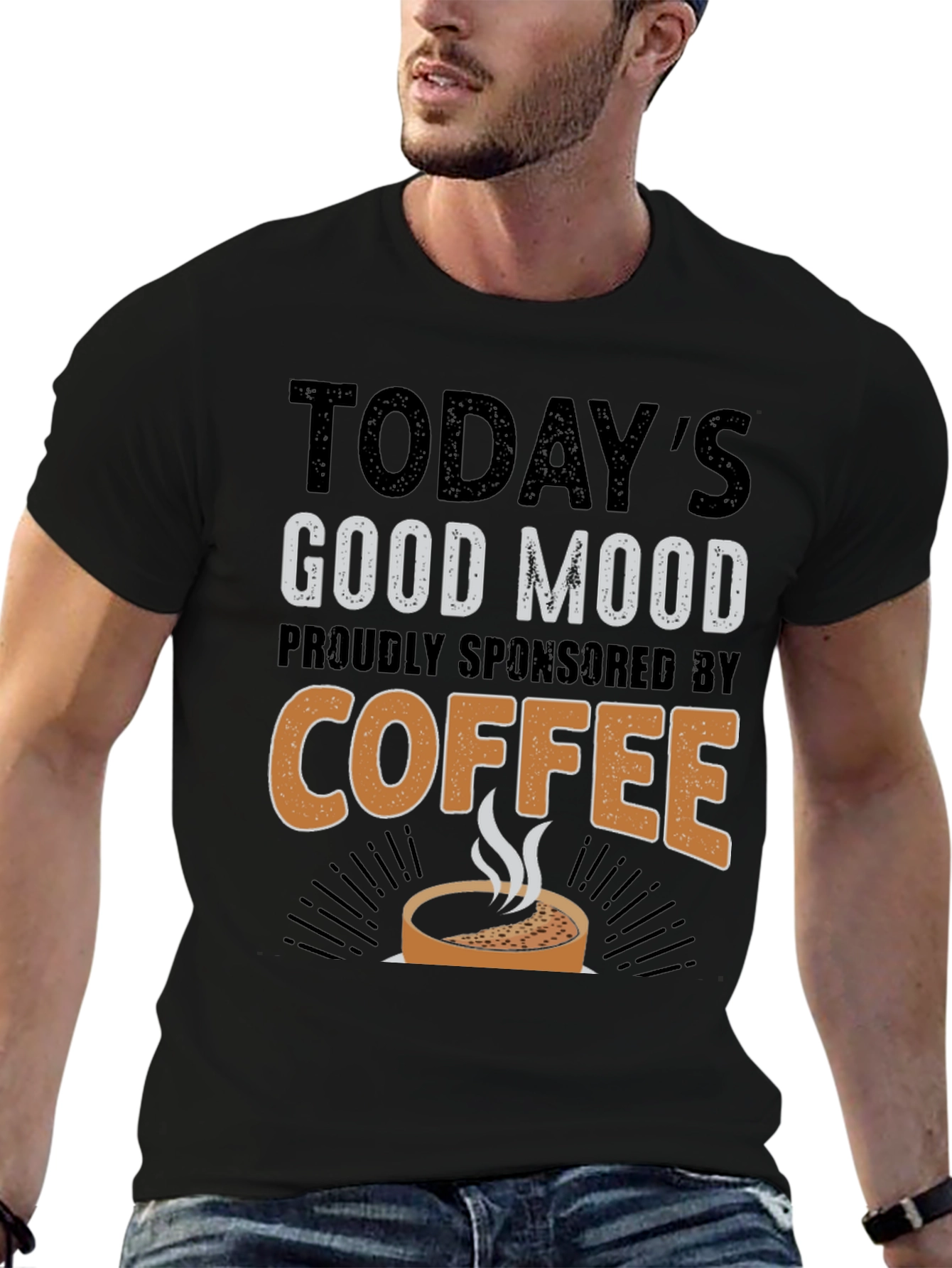 Todays Good Mood Coffee Sponsored T-Shirt