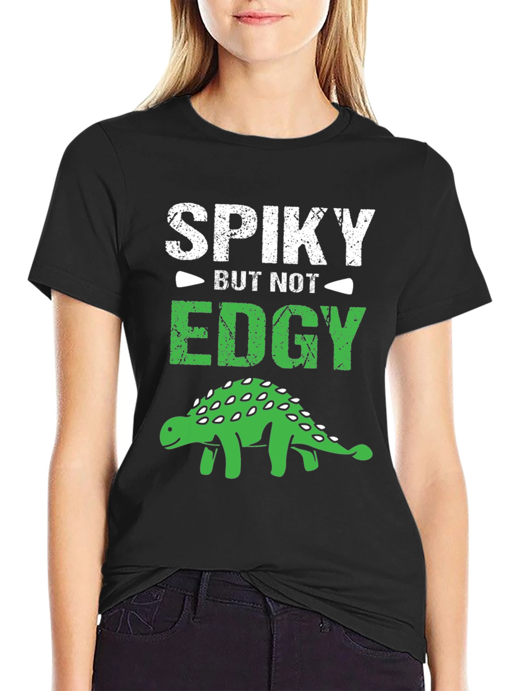 Spiky But Not Edgy Dinosaur T-Shirt
