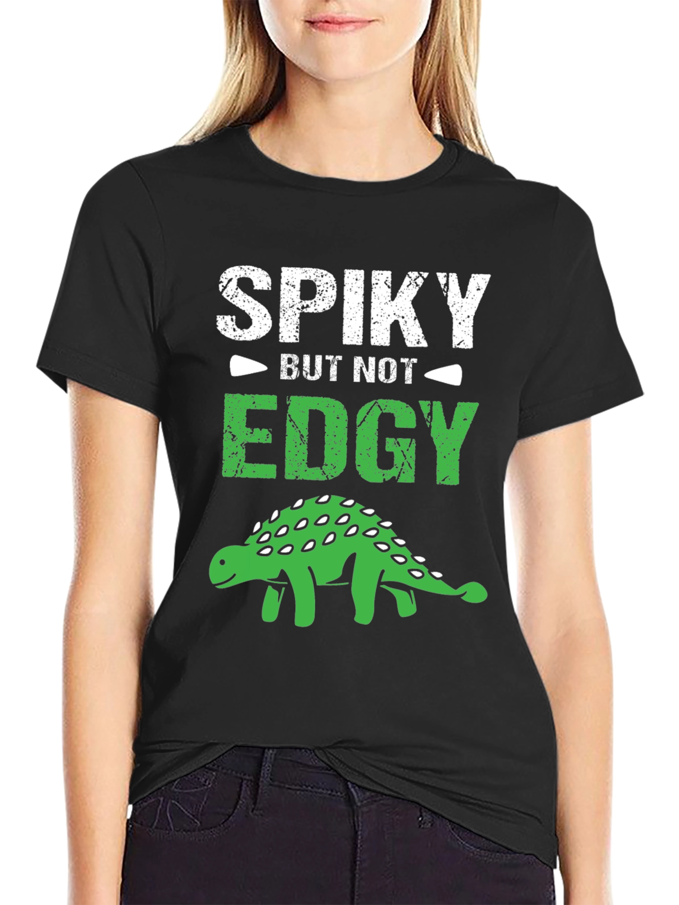Spiky But Not Edgy Dinosaur T-Shirt