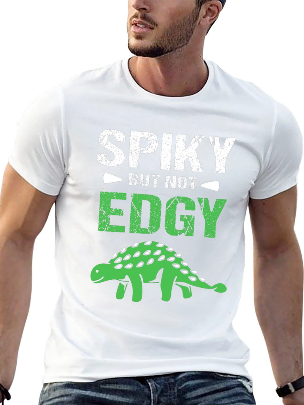 Spiky But Not Edgy Dinosaur T-Shirt