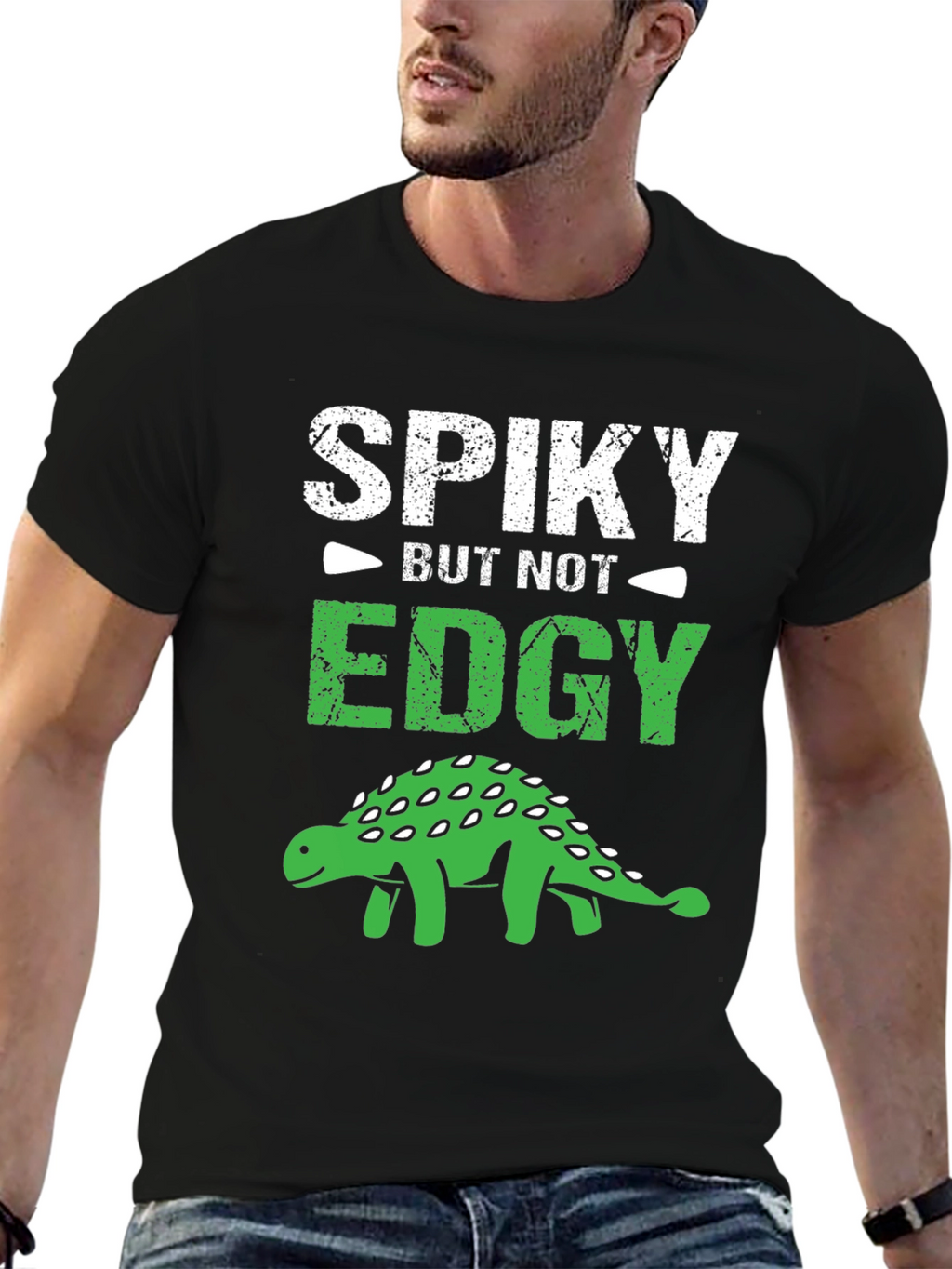 Spiky But Not Edgy Dinosaur T-Shirt