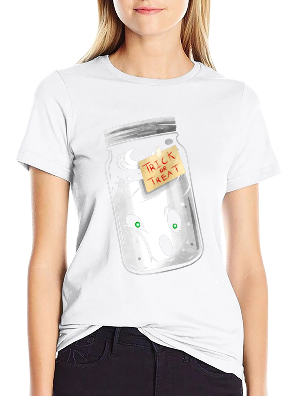 Ghost in a Jar Halloween T-Shirt