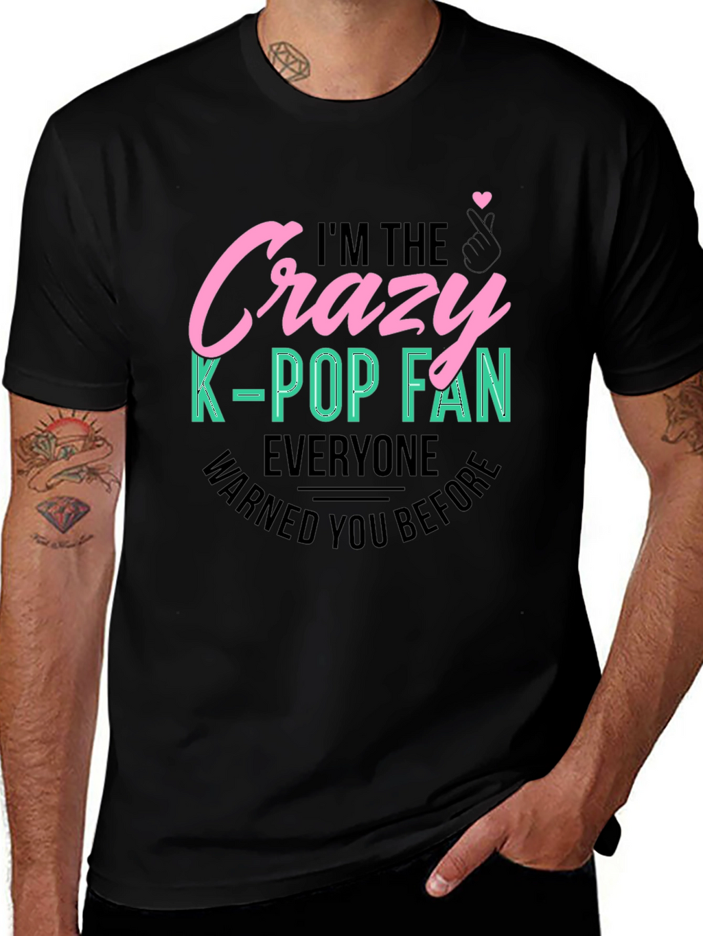 Crazy K-Pop Fan T-Shirt - Unisex Cotton Tee