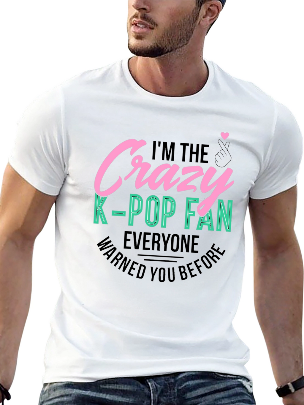 Crazy K-Pop Fan T-Shirt - Unisex Cotton Tee