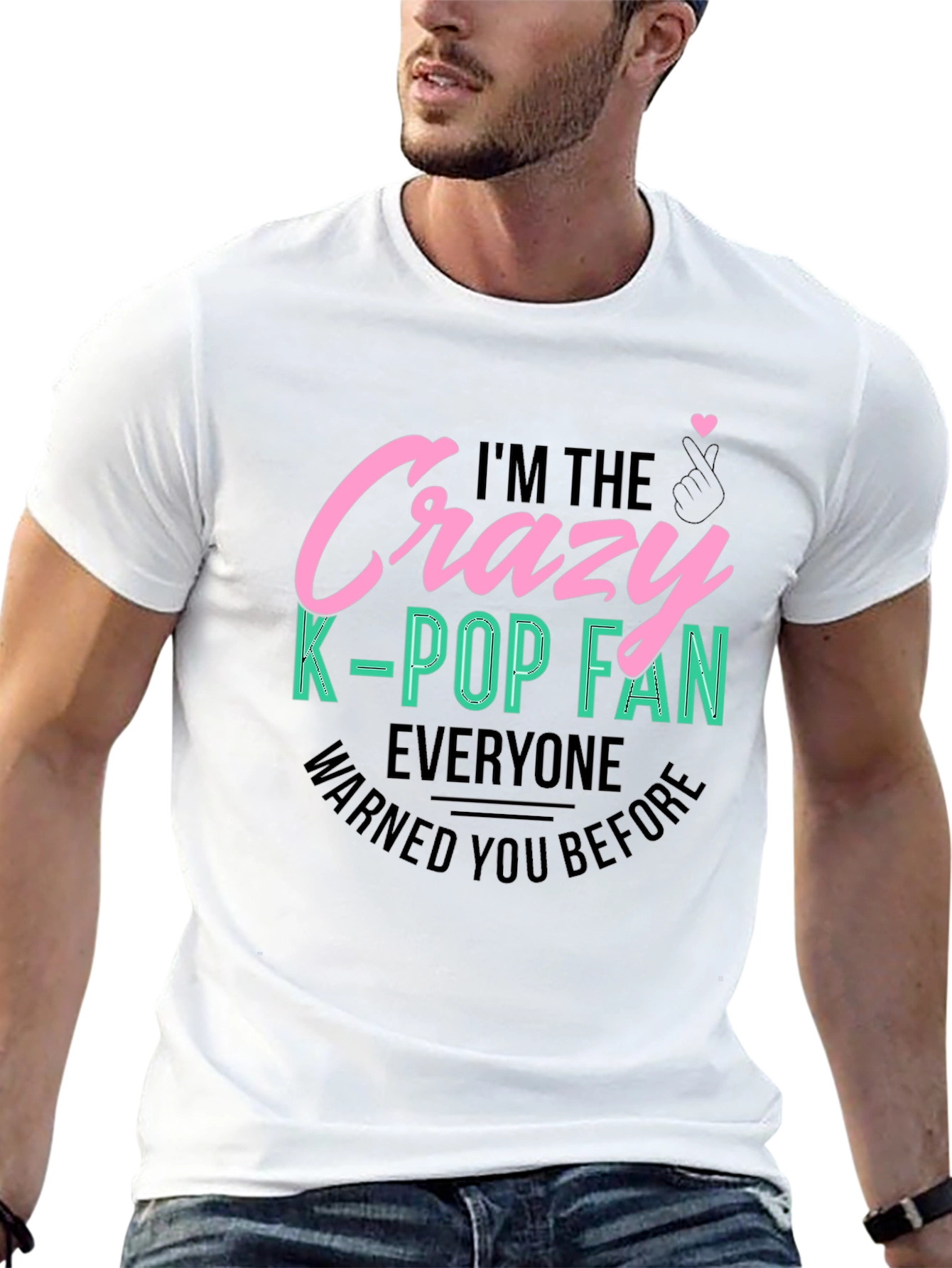Crazy K-Pop Fan T-Shirt - Unisex Cotton Tee